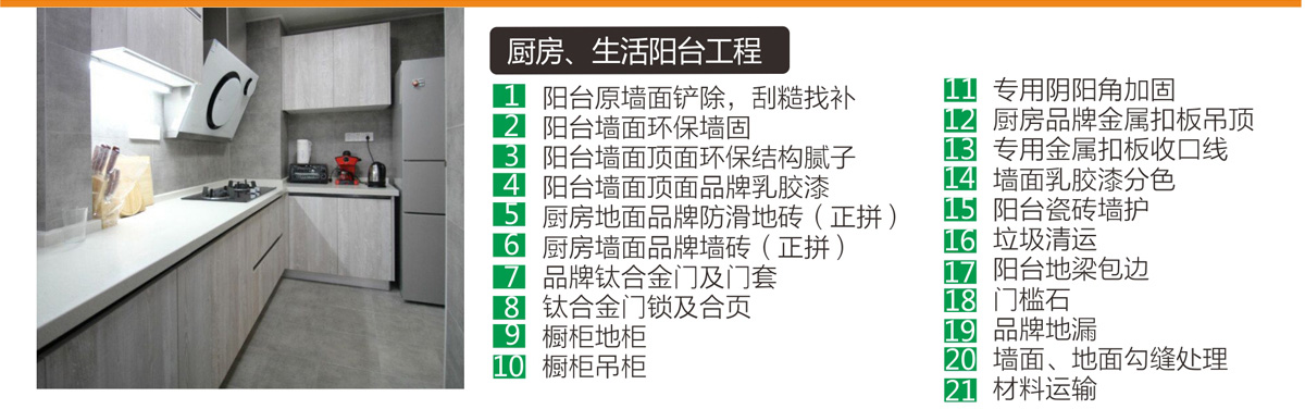 綿陽家裝網(wǎng)廚房陽臺工程